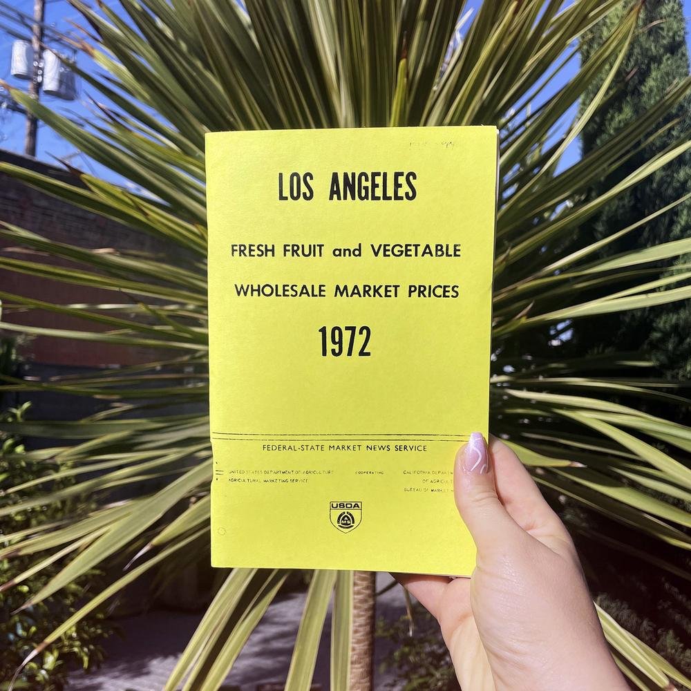 Los Angeles Fresh Fruit and Vegetable Wholesale Market Prices 1972 Report